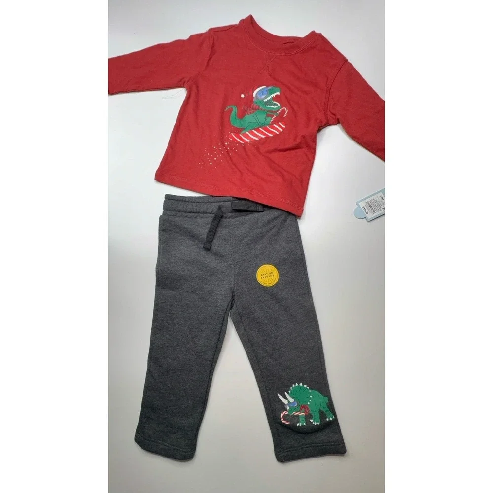 NEW two piece size 18 months pants and long sleeve Cat & Jack outfit.